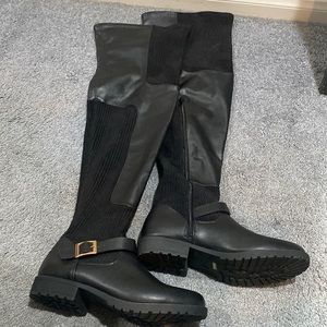 Bamboo Monterey over the knee boots, never been worn.